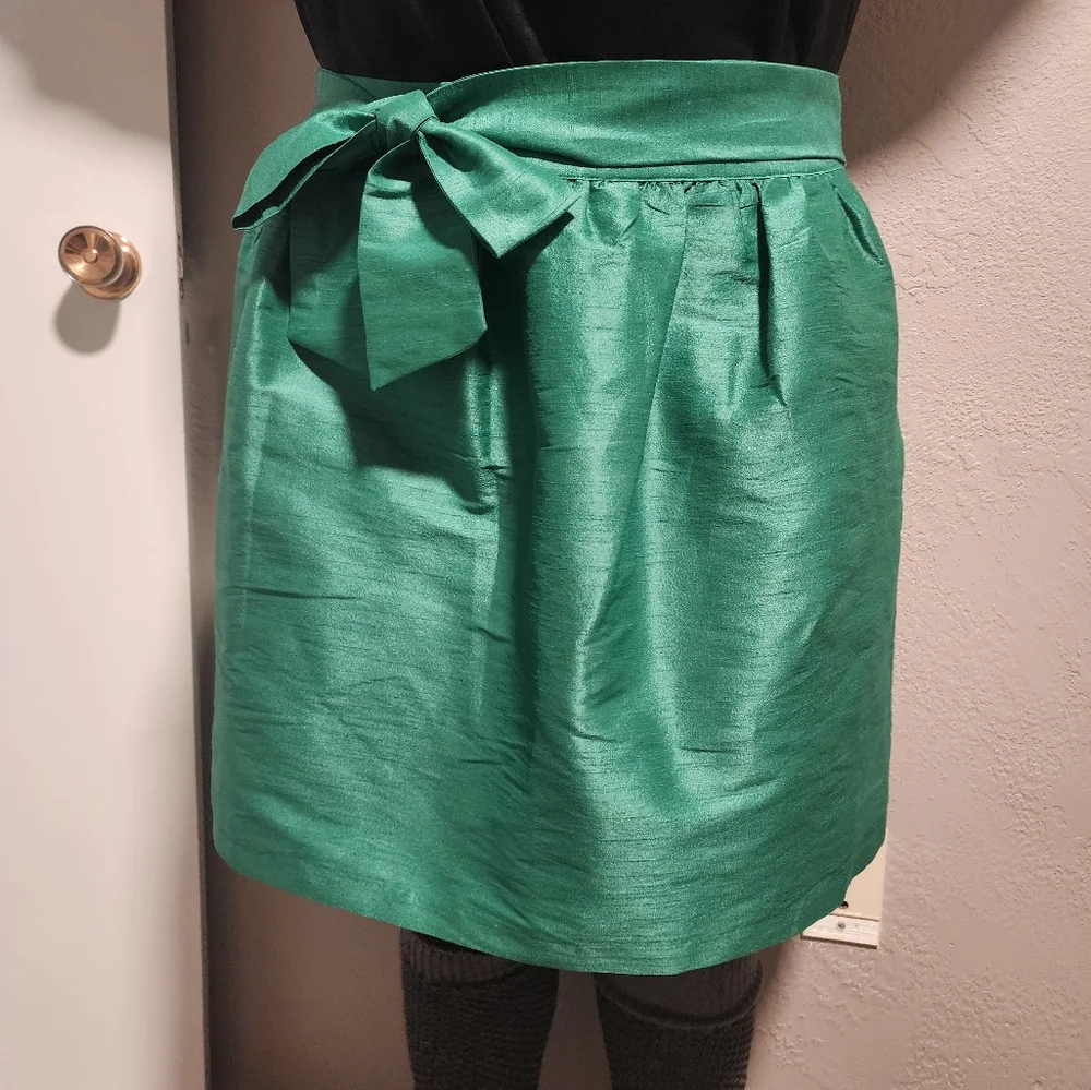 Crown & Ivy green taffeta skirt - Picture 4 of 13